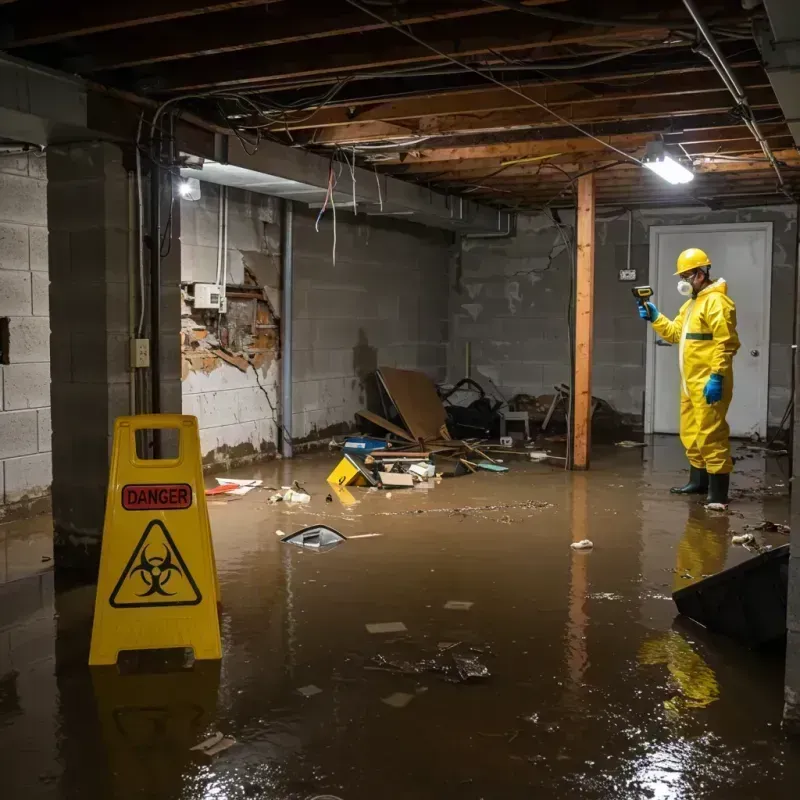 Flooded Basement Electrical Hazard in Washington, VT Property